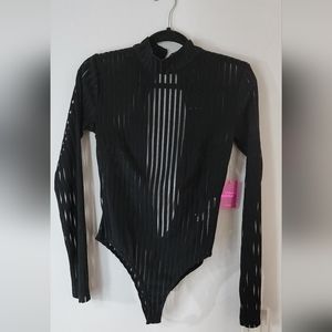Long sleeve Mesh bodysuit